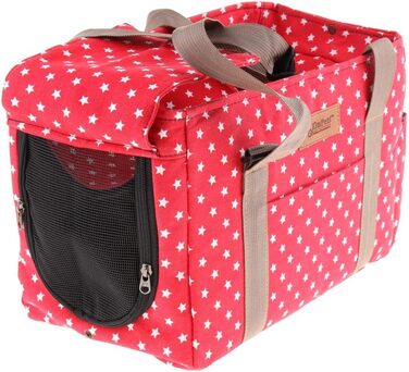 Транспортна сумка для домашніх тварин: переноска для собак, котів, цуценят до 5 кг (червона)