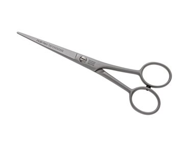 Професійні ножиці для волосся та бороди Solinger - мікрозубчики, без гачка, нержавіюча сталь, матові, різні довжини (6