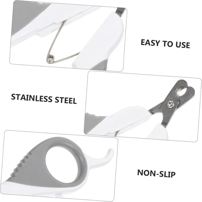 Кліпер для обрізання кігтів домашніх тварин BESPORTBLE - 2 шт. Ефективний інструмент для собак та котів. Ергономічний, портативний, для точного обрізання.