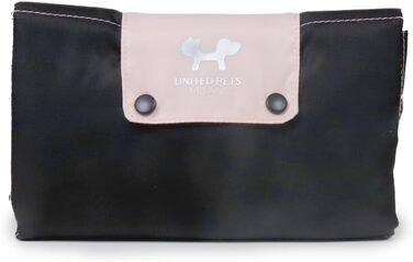 Килимок для собак Lazy Dog Mat від United Pets - портативне, складне ліжко для собак, ідеально підходить для ресторанів та подорожей. Легкий килимок для собак, чорно-зелений колір.