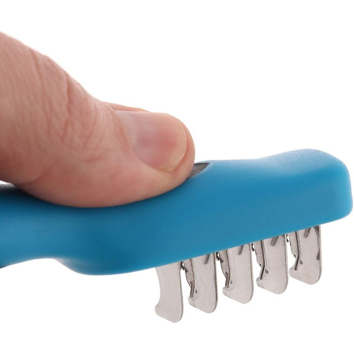 Грумінг-гребінець GROOM PROFESSIONAL для собак - видалення ковтунів, 5 зубців, неслизька ручка