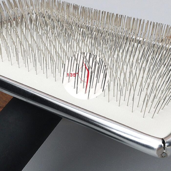 Гребінець для котів та собак | Щітка для видалення підшерстка | Металеві голки | Видалення шерсті