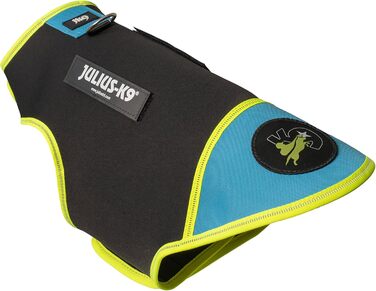 Julius-K9 IDC неопреновий одяг для собак, розмір S, чорний та аквамарин