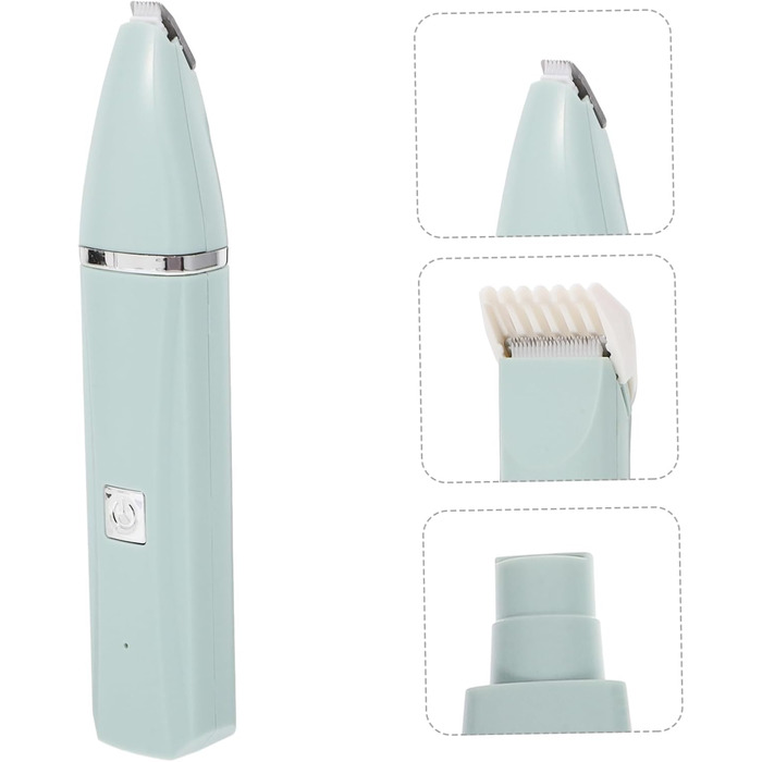 HEMOTON Електрична машинка для стрижки шерсті собак, тример для собак та котів, пристрій для грумінгу