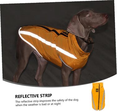 Жовтий дощовик для цуценят Hohopeti з міцного матеріалу, з підкладкою, для прогулянок у дощ