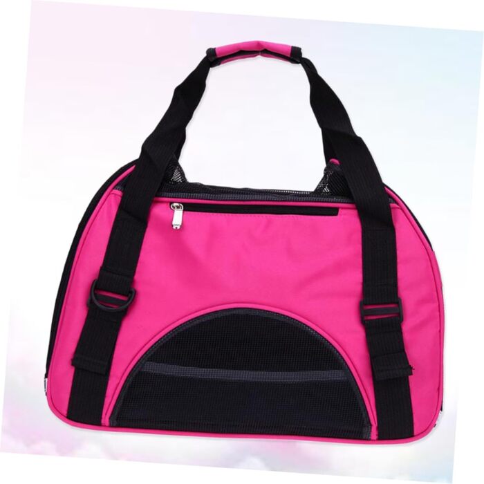 Транспортувальна сумка-рюкзак для котів та маленьких собак Gadpiparty, дихаюча, складана, червона