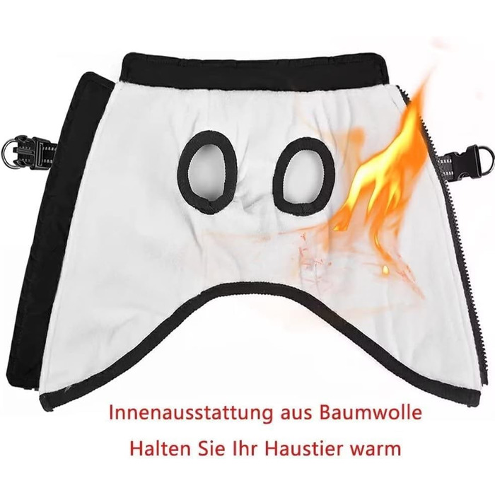 Зимовий жилет для собак, водонепроникний, з D-кільцем (зелений, XL/чорний, 4XL)