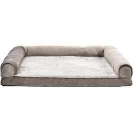 Софа-ліжко для собак Amazon Basics XL U-подібної форми, 112 x 89 x 20 см, бежева