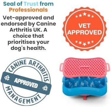 Килимок для собак Marley Reversible Lick Mat - повільний догодувальник, силікон, антиковзаюча поверхня, червоний