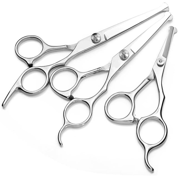Набір для стрижки шерсті домашніх тварин: ножиці для грумінгу собак та котів з безпечними закругленими кінцями