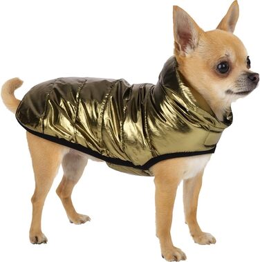 Зимовий одяг для собак Wasa – водонепроникний, теплий та зручний – Flamingo (золотий, A:20 см)