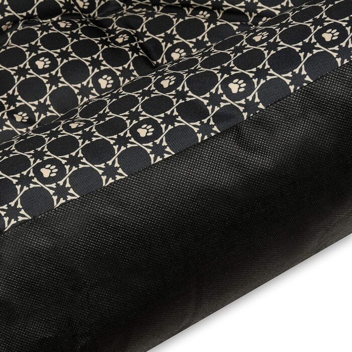 Ліжко для собак SuperKissen24: корзина, диван, ліжко для маленьких, середніх та великих собак. Легко миється, розмір M, чорний та сірий (Louis Schwarz, 70x55 см, 1 шт.)