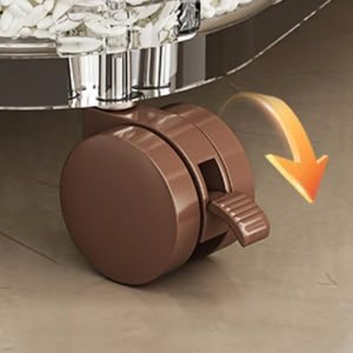 Контейнер для зберігання корму для собак RUIAN, 15/25 кг, на колесах, з ложкою (2 шт.)