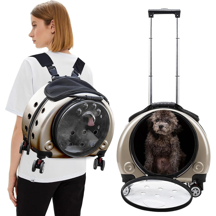Рюкзак для тварин PETCUTE: зручний та безпечний для подорожей та прогулянок (до 7.5 кг)