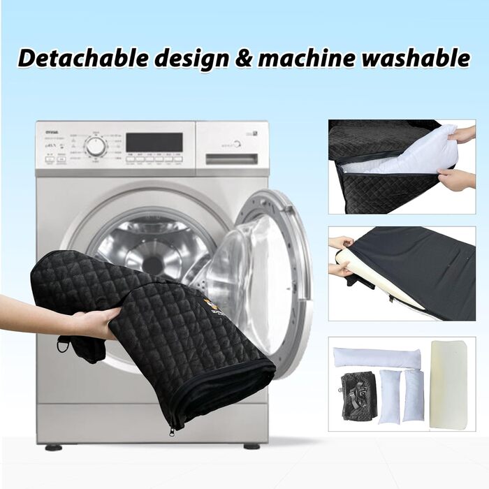 Підвищення для собак в авто, автокрісло для собак до 11,3 кг, з ременями безпеки, чорне, для передніх та задніх сидінь