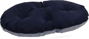 Матрац для собак Rosewood Tough & Mucky 95, водовідштовхувальний, розмір L, 81 см, чорний/сірий, 58 x 83 x 10 см