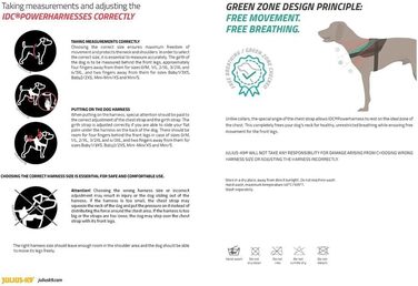 Шлейка Julius-K9 IDC Powergeschirr, розмір 2XL/3, Reggae Canis