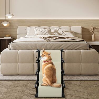 Сходинки для собак, пандус для великих та маленьких собак, портативні сходинки для собак, складні сходинки для дивану/ліжка, антиковзаючі, витримують до 50 кг