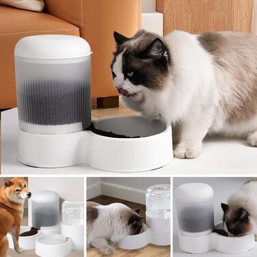 Автоматична кормушка для котів MDEHOPET, 2,8 л, BPA-free, харчовий пластик, екологічна