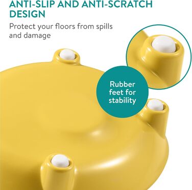 Набір мисок для котів Navaris (3 шт.) - антиковзаючі, 210 мл, для води та корму, миються в посудомийній машині