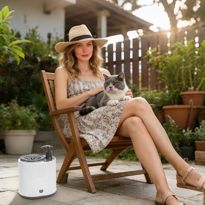 Автоматичний очисник лап для собак – електричний, портативний, USB-пристрій з мікрофіброю для догляду за шерстю