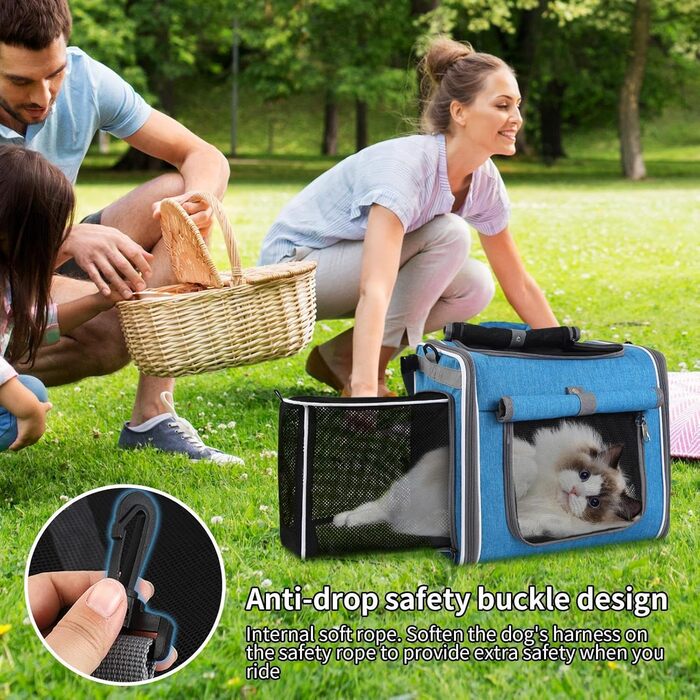 Корзина для собак та котів на велосипед – зручна переносна сумка з безпекою, сумісна з багатьма велосипедами