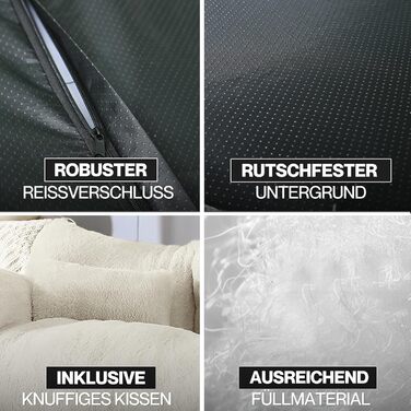 Кігтеточка-софа для котів та собак Noviclass Simba, 70x48 см, з міні-подушкою, знімний чохол (кремовий)