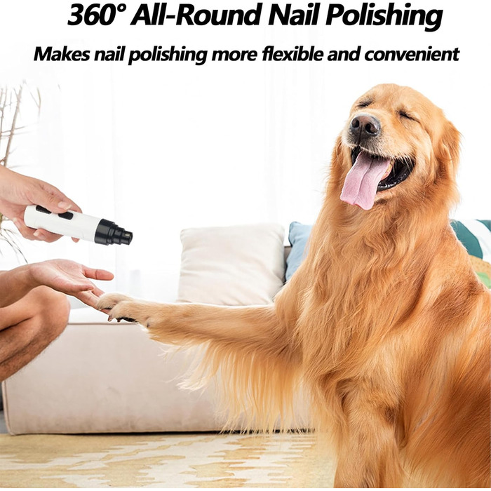 Шліфувальник для собачих кігтів Leiser, тример для кігтів собак та котів, пилка для догляду за кігтями домашніх тварин, м'який та згладжуючий (1 шт.)