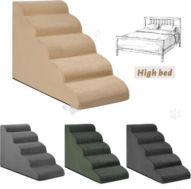 Сходинка для собак та котів Stufige, 5 сходинок, 22.2'H, колір хакі