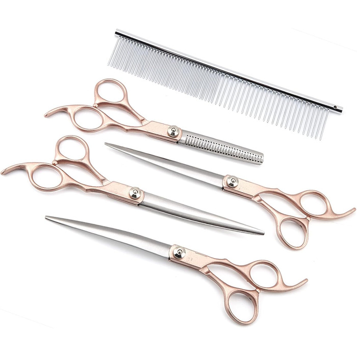 Набір ножиць для витончення шерсті собак Geib (22 шт.) - професійний набір для грумінгу