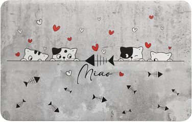 Підкладка гумова Emmevi для миски, антиковзаюча, 30x46 см, для собак та котів