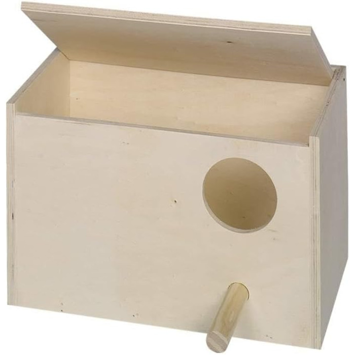 Будиночок для птахів Nobby GS-Nistkasten, горизонтальний, 30x20x20 см, дерев'яний