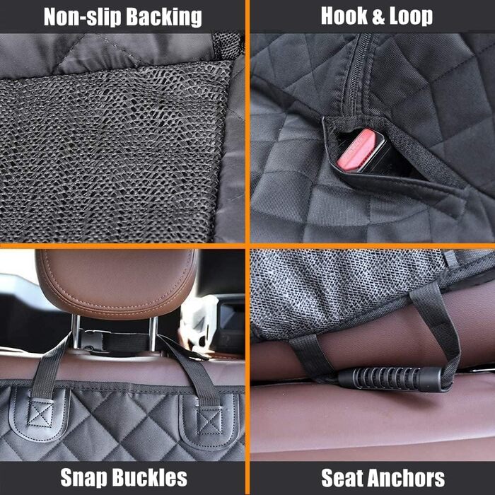 Захист для автосидіння для собак Bangminda: водовідштовхувальна, стійка до подряпин, 135x120 см