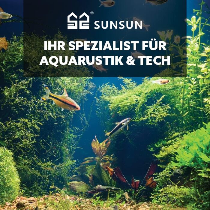 SunSun CHJ-6000 ECO енергоефективний насос для ставка, 100 Вт, фільтрувальний насос для водойм, проточний насос для коропових та садових ставків, продуктивність 3000 л/год