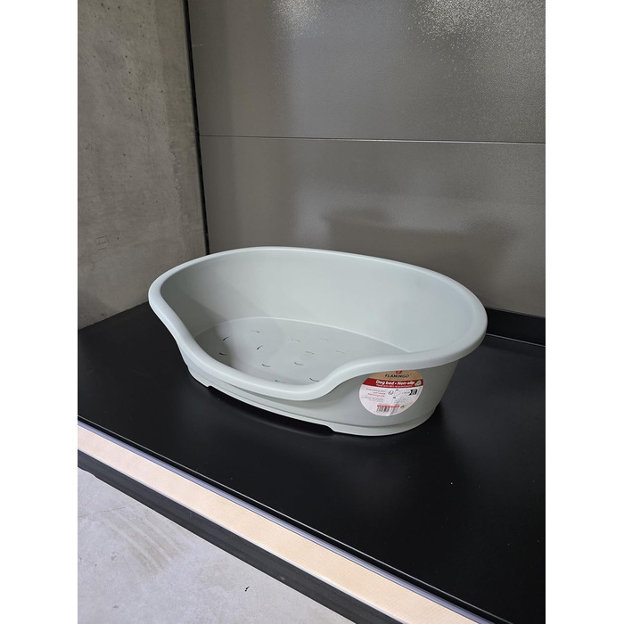 Крізьо для собак Flamingo Tuck – Овальне, зелене | Розмір M (70 × 47 × 22 см) | Практичне, стильне та легко миється! 70x47x22cm