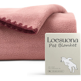 М'яка флісова ковдра Loesuona для собак і котів, 160x101 см, прана, для малих і середніх порід, на диван, домашня ковдра для цуценят і котів