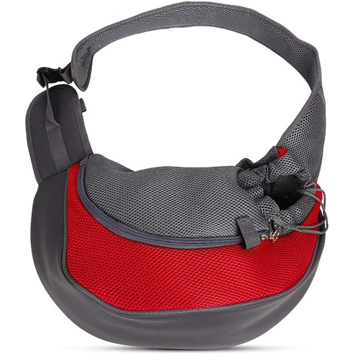 Транспортна сумка для собак та котів, переноска для тварин, червона (до 5 кг)