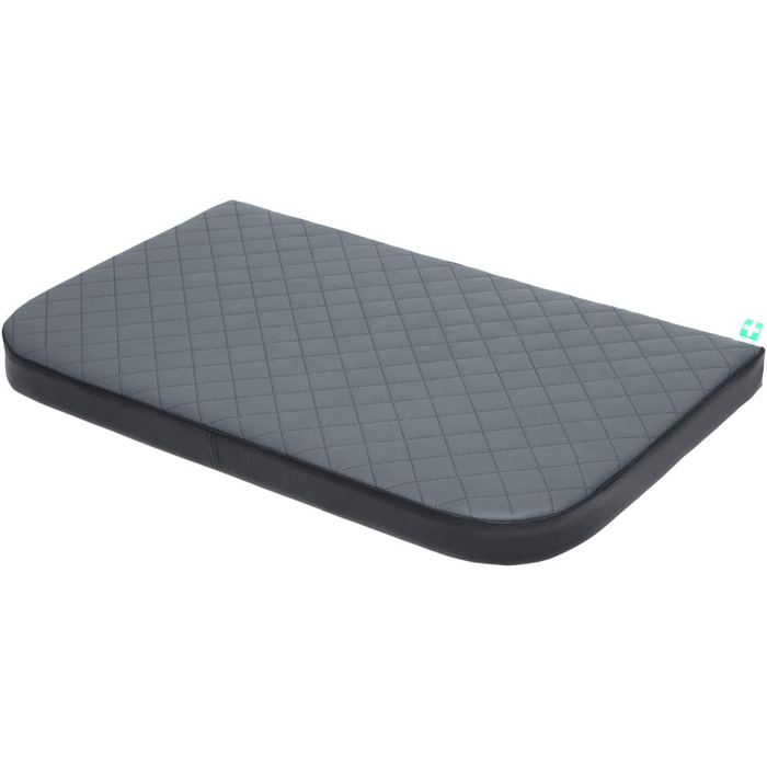 Ортопедичний лежак для собак MEDICO Lux ÖKOLEINEN - 75x50x15 см, чорний з сірим. Лежак для собак різних порід, водонепроникний, ергономічний.