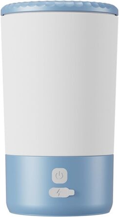 Автоматична мийка лап для собак AOOOWER: для малих, середніх та великих тварин, регулювання швидкості, біле/блакитне порошок