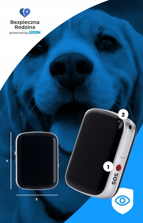 GPS-трекер для собак Locon DOG Max: нашийник із функцією швидкого скидання та керуванням через додаток (6 місяців)