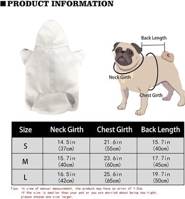 Пуловер для собак з принтом жирафи, одяг для тварин, стильний пуловер з капюшоном, еластичний, іграшковий одяг, світшот для котів та собак (S, 37x55x40 см)