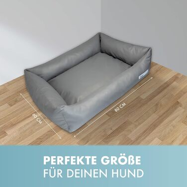 Ліжко для собак - миється, м'яке, якісне, для здоров'я суглобів, міцне, кошик, фіолетовий, розмір S, 80 x 60 см