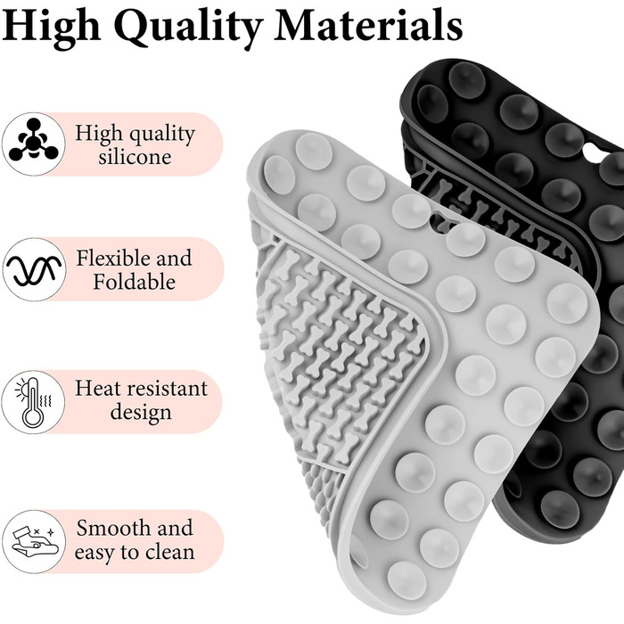 Килимок для годування собак, котів, цуценят: повільне годування, тренування, миска-лежанка з присосками