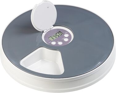 Автоматичний годівниця для котів та собак Infactory Fressnapf з таймером, LCD-дисплеєм (6 відділень)