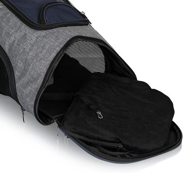 Рюкзак для собак Knuffelwuff з ручкою-телескопом та колесами 33x30x50 см