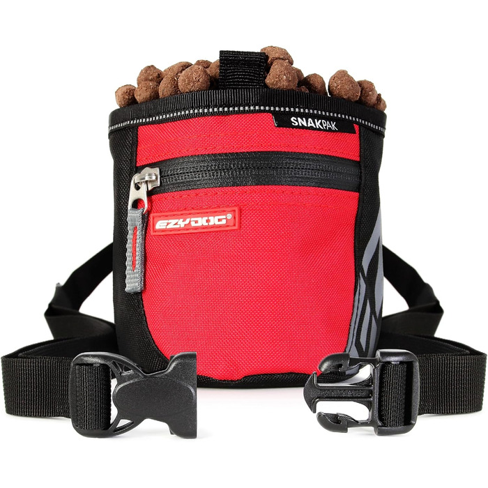 EzyDog SnakPak - сумка для ласощів, червона