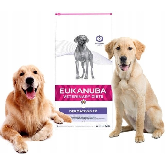 Сухий корм для собак EUKANUBA Dermatosis FP для проблем зі шкірою, Риба, 12 кг
