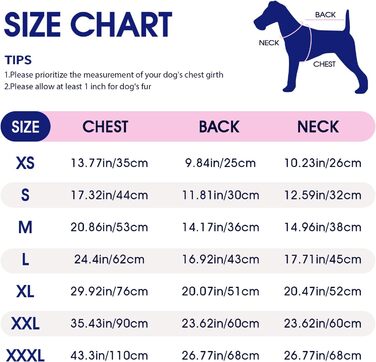 Зимовий одяг для собак FUAMEY – тепла куртка для собак з блискавкою, вбудованим шлейкою, м'якою підкладкою, водонепроникна, зі світловідбиваючими елементами – рожевий леопардовий принт, розміри S, M, L (Великий(обхват грудей: 61 см), фіолетовий леопардови