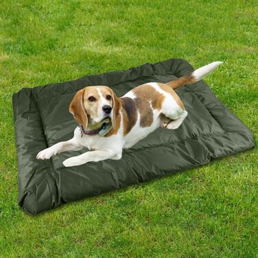 Водонепроникний килимок для собак 90 x 60 см, зручна подорожня ковдра для собак та котів, миється, підходить для подорожей, кемпінгу, авто та дому (зелений)