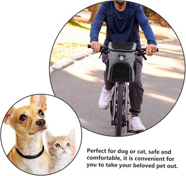 Сумка для перевезення тварин Milisten: складана переноска для собак та котів з високоякісного поліестеру